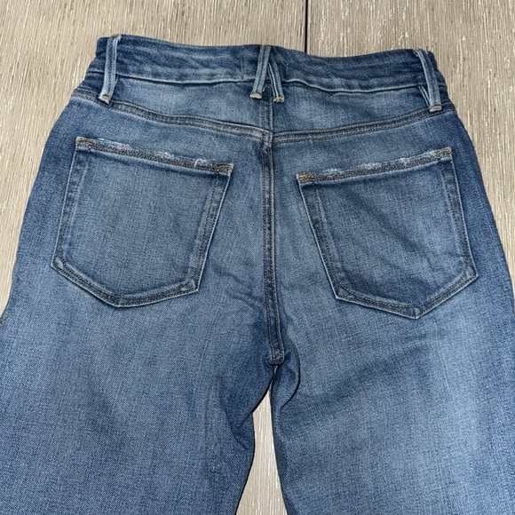 Good American good classic high rise ankle slim straight jeans indigo 4 27 - Picture 4 of 11